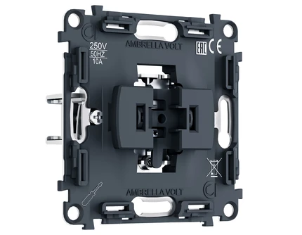 Механизм выключателя кнопочного Ambrella Volt QUANT PRO PR113