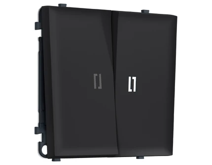 Выключатель двухклавишный с подсветкой Ambrella Volt SIGMA MS984015