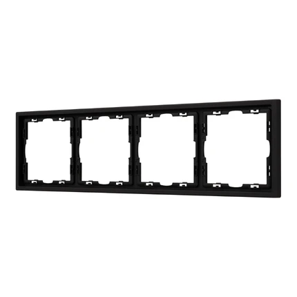 Рамка на 4 поста FRM-SFPL-4-BK Arlight 054224(1)