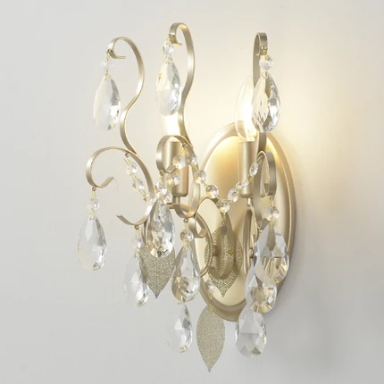 Настенный светильник Crystal Lux ESMIRALDA AP2 GOLD