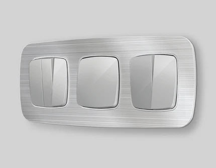 Выключатель кнопочный Ambrella Volt OMEGA MO403050