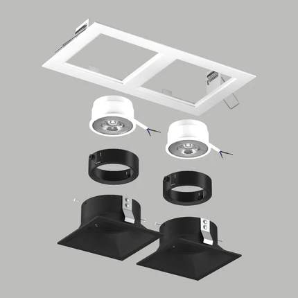 Точечный встраиваемый светильник Lightstar DOMINO D5260707BMOD
