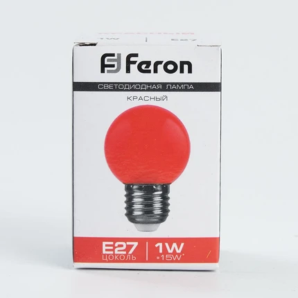 Светодиодная лампа Feron 1W E27 25116