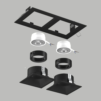 Точечный встраиваемый светильник Lightstar DOMINO D5270707BMOD