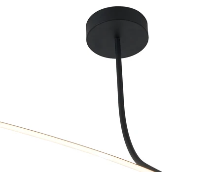 Подвесная люстра Italline IT013-6025 black 3000K
