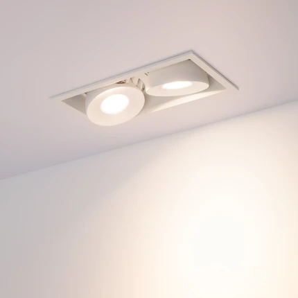 Точечный встраиваемый светильник CL-SIMPLE-S148x80-2x9W Arlight 026876