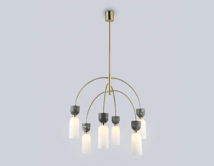 Люстра на штанге Ambrella light CERAMO MODERN LH53333