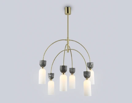 Люстра на штанге Ambrella light CERAMO MODERN LH53333