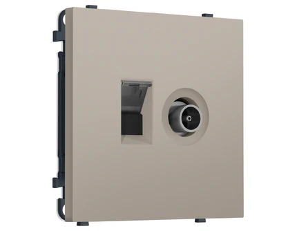Розетка интернет RJ-45 + TV Ambrella Volt SIGMA MS372510
