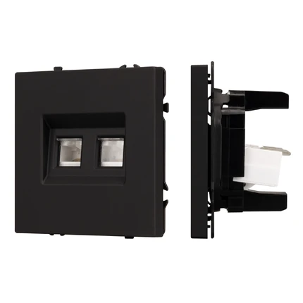Розетка интернет RJ-45 SCT-MPC2-SFPL-BK Arlight 054313(1)