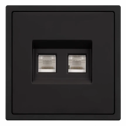 Розетка интернет RJ-45 SCT-MPC2-SFPL-BK Arlight 054313(1)