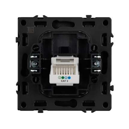 Розетка телефонная RJ-11 SCT-NOBE-MTL1-SFPL-GR Arlight 054303