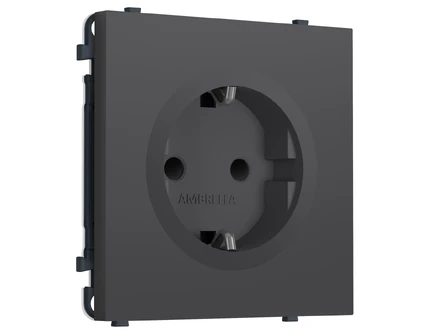 Розетка с/з со шторками Ambrella Volt SIGMA MS907010