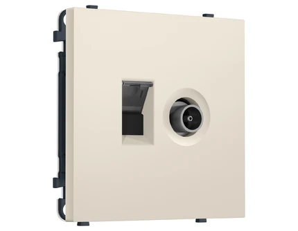 Розетка интернет RJ-45 + TV Ambrella Volt SIGMA MS332510