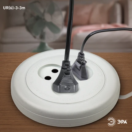 Удлинитель на 3 поста Эра UR(6)-3-3m Б0035760