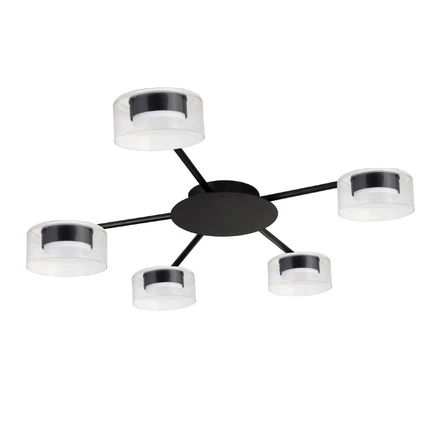 Потолочная люстра Arte Lamp ALIUS A8042PL-5BK