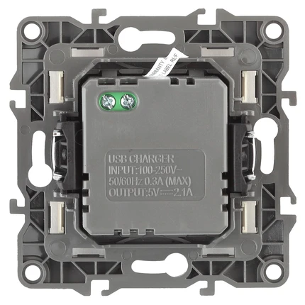 Розетка USB IP20 Эра СЕРИЯ 12 12-4110-02 Б0027492