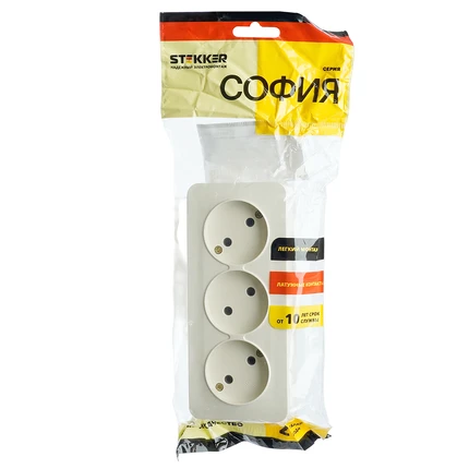 Розетка Stekker СОФИЯ 49499