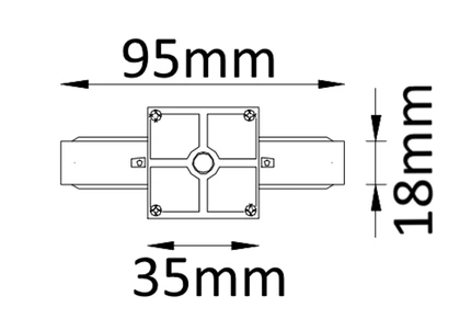 Соединитель Crystal Lux BASIC CLT 0.211 01 WH