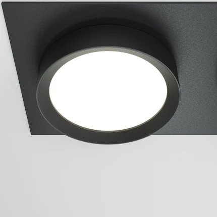 Точечный встраиваемый светильник Maytoni HOOP DL086-02-GX53-SQ-B