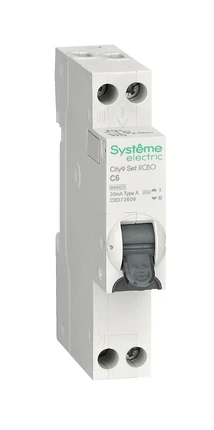 Выключатель автоматический дифференциального тока Systeme Electric CITY9 SET C9D73606