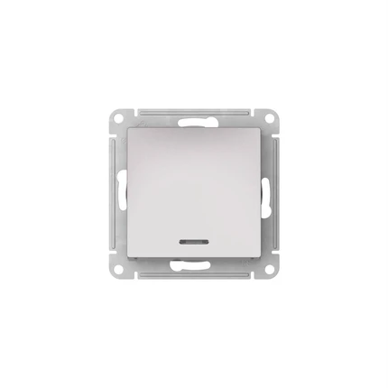 Переключатель одноклавишный с подсветкой Systeme Electric ATLASDESIGN ATN000363S