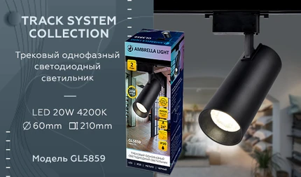 Трековый светильник Ambrella light GL5859