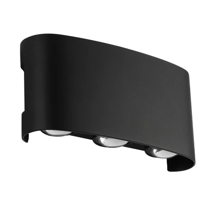 Фасадный светильник ARTE LAMP BOSTO A3122AL-6BK