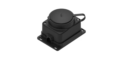 Розетка с/з IP44 Systeme Electric MULTISET MST4003BK