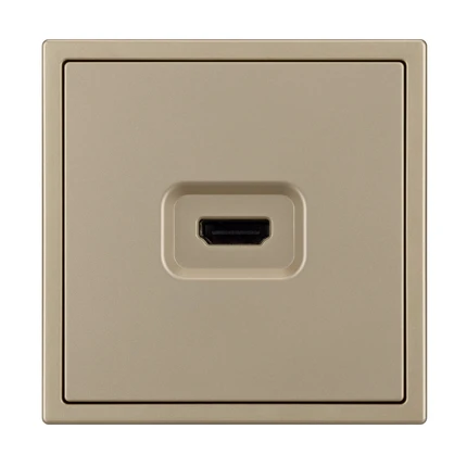 Розетка HDMI NOBE SCT-MHD1-SFPL-GD Arlight 061843(1)