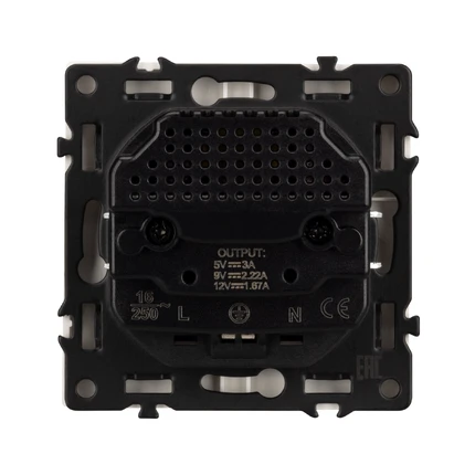 Розетка с/з со шторками + USB NOBE SCT-MUAC-SFPL-GD Arlight 054286(1)