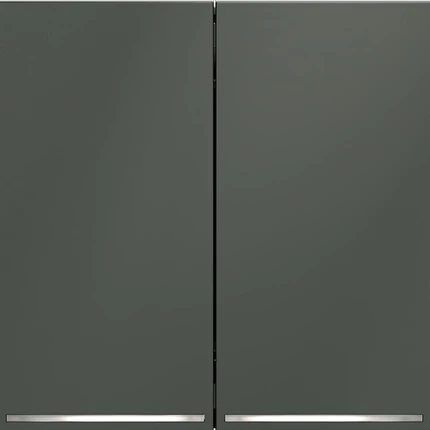 Переключатель проходной двухклавишный с подсветкой VOLTUM S70 VLS020406