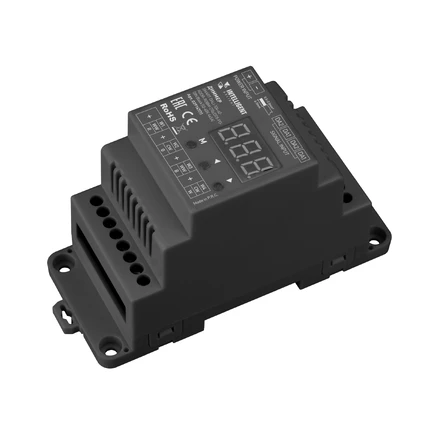 Диммер SMART-DALI-104-62-ADDR-RGBW-DT6/DT8-PD-DIN 12-48V 240-576W 4x5A Arlight 039147(1)