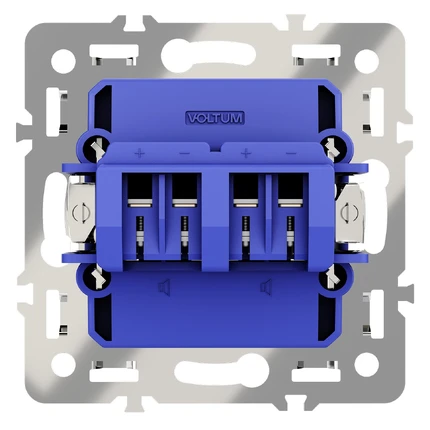 Механизм розетки акустической VOLTUM S70 VLS0603M