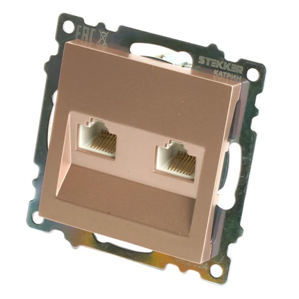 Розетка интернет RJ-45 Stekker КАТРИН 50004