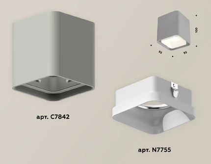 Точечный накладной светильник Ambrella light TECHNO XS7842010
