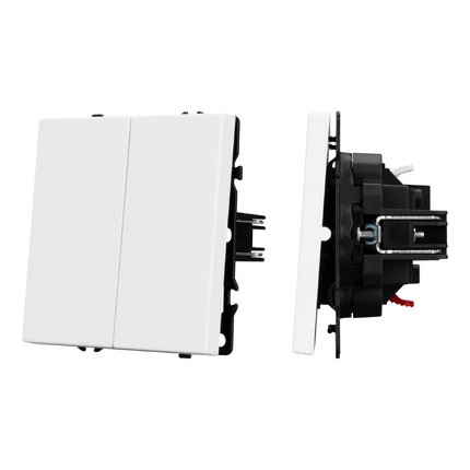 Выключатель звонковый NOBE SWT-MKR2-SFPL-WH Arlight 061741(1)