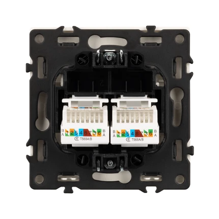 Розетка интернет RJ-45 NOBE SCT-MPC2-SFPL-GD Arlight 054314(1)