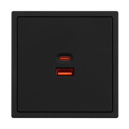Розетка USB NOBE SCT-MUAC-SFPL-FC-BK Arlight 054317(1)