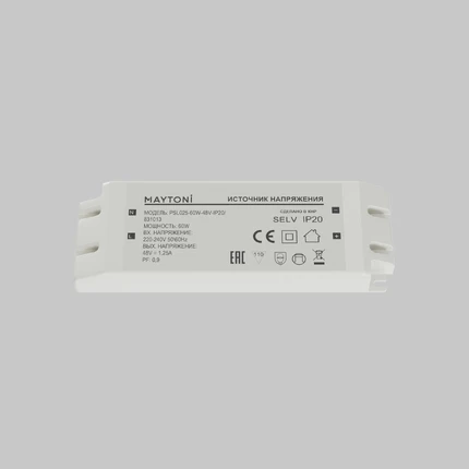 Блок питания 48V 60W 1,25A Maytoni 831013