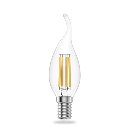 Светодиодная филаментная лампа Gauss FILAMENT ELEMENTARY Свеча на ветру 8W 540Lm 4100K E14 42128