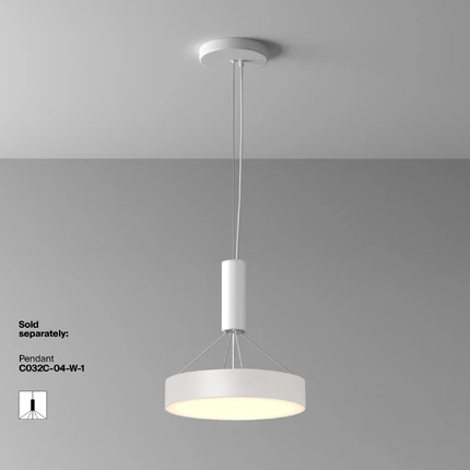 Потолочный светильник Maytoni ZON C032CL-36W3K-RD-W