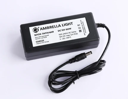 Блок питания LED DRIVER 12V 5A 60W Ambrella light GS8525