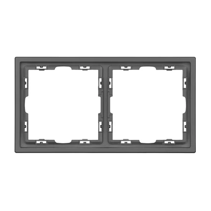 Рамка на 2 поста NOBE FRM-SFPL-2-GR Arlight 054218(1)
