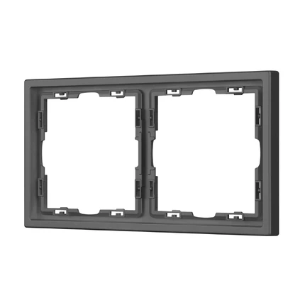 Рамка на 2 поста NOBE FRM-SFPL-2-GR Arlight 054218(1)