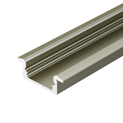Профиль для лент LINE-2308-F-2000 ANOD OLIVE GREY Arlight 038440