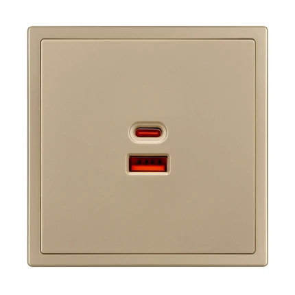 Розетка USB NOBE SCT-MUAC-SFPL-FC-GD Arlight 054318(1)