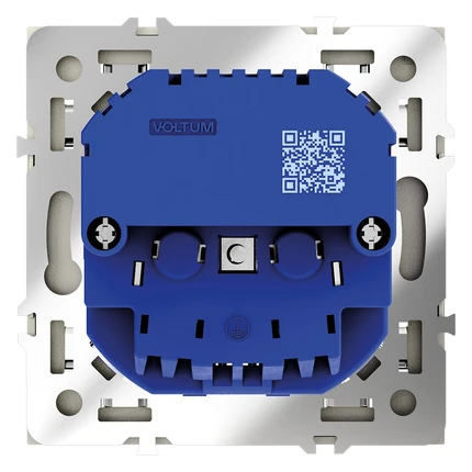 Розетка с/з со шторками + USB VOLTUM S70 VLS040505