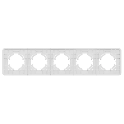 Рамка на 5 постов FRM-AKIRY-SFAL-5-SR Arlight 049746