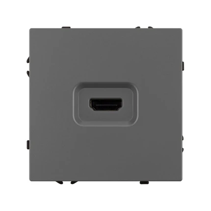 Розетка HDMI NOBE SCT-MHD1-SFPL-GR Arlight 061844(1)